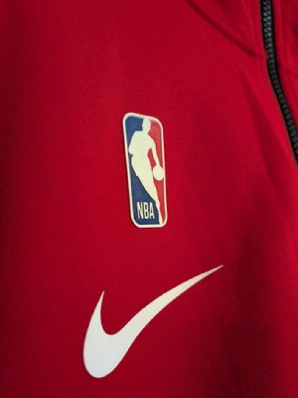 Nike Red Toronto Raptors Showtime Raglan Performance - Full-Zip Hoodie Women Med - Picture 2 of 5